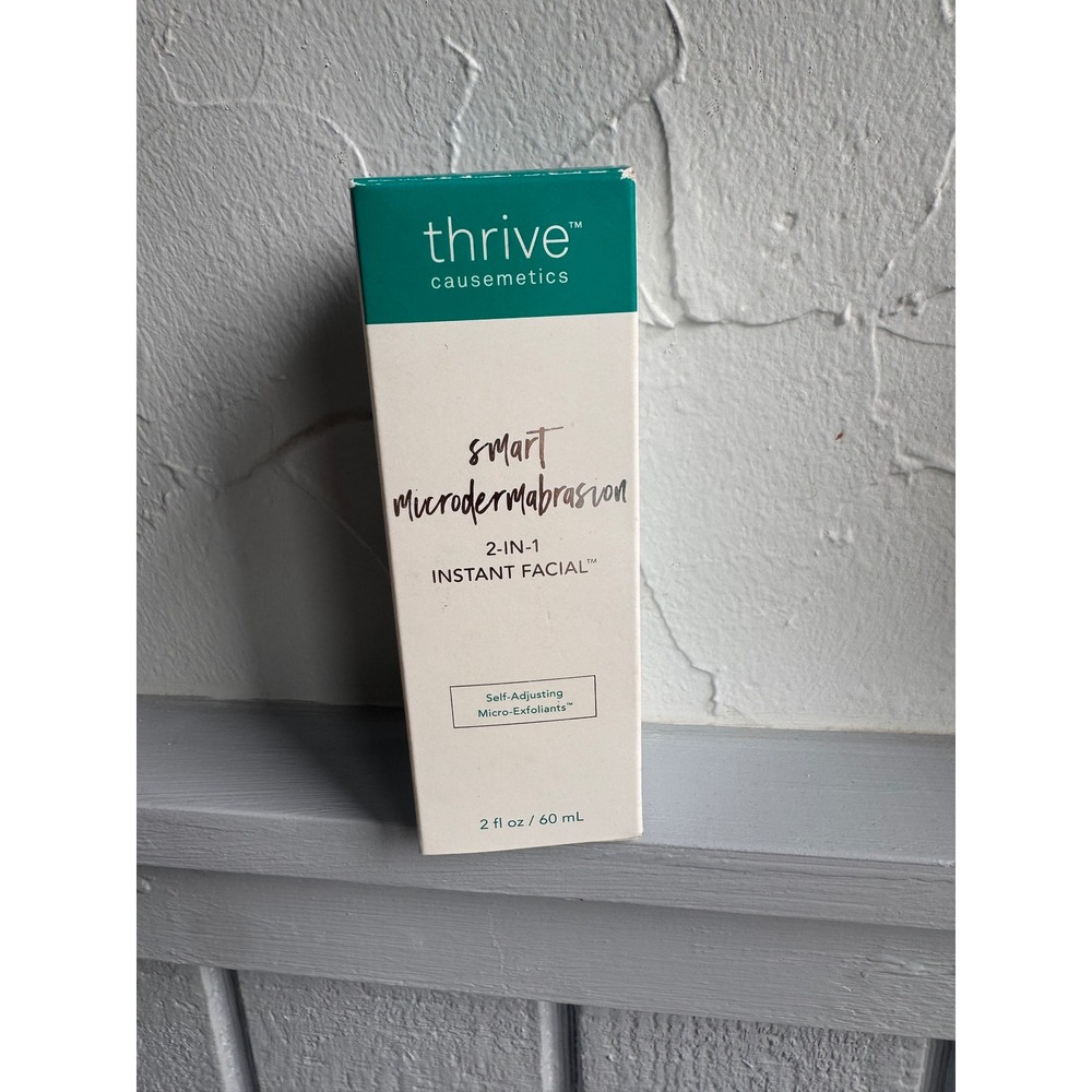 Thrive Causemetics Smart Microdermabrasion 2-in-1 Instant Facial 2oz NIB Sealed